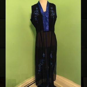 Silk and Chiffon Garment